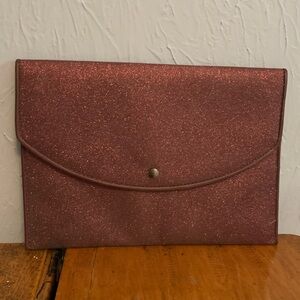 {a new day} Sparkly Burgundy Clutch